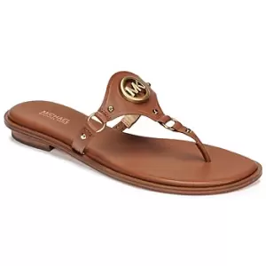 Image of Michael Kors CONWAY SANDAL womens Flip flops / Sandals (Shoes) in Brown,4,5,2.5