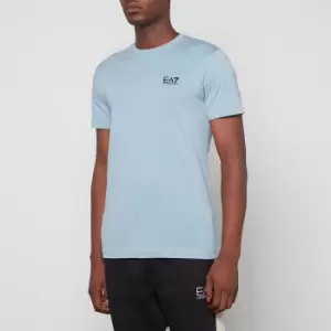 Image of EA7 Identity Cotton-Jersey T-Shirt - M