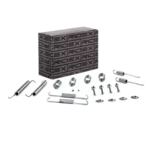 Image of RIDEX Accessory Kit, parking brake shoes 1337P0018 RENAULT,PEUGEOT,CITROEN,SCENIC II (JM0/1_),Scenic I (JA0/1_, FA0_),MEGANE Scenic (JA0/1_)