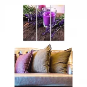 Image of MDF305995772 Multicolor Decorative MDF Painting (3 Pieces)