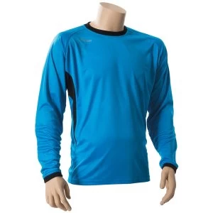 Image of Precision Premier Goalkeeping Shirt Electric Blue - M Junior 26-28"