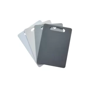Image of Set of 4 Gradient Grey Chopping Boards