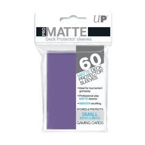 Image of Ultra Pro Pro-Matte Purple Small Deck Protectors - 60 Sleeves