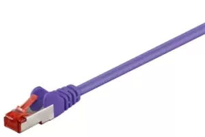 Image of Goobay CAT 6 Patch Cable S/FTP (PiMF), violet