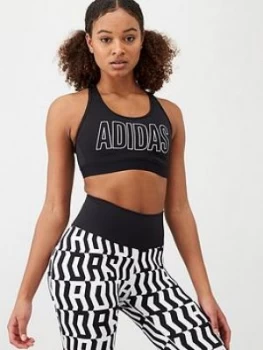 Image of Adidas Don'T Rest Ask Sports Bra - Black
