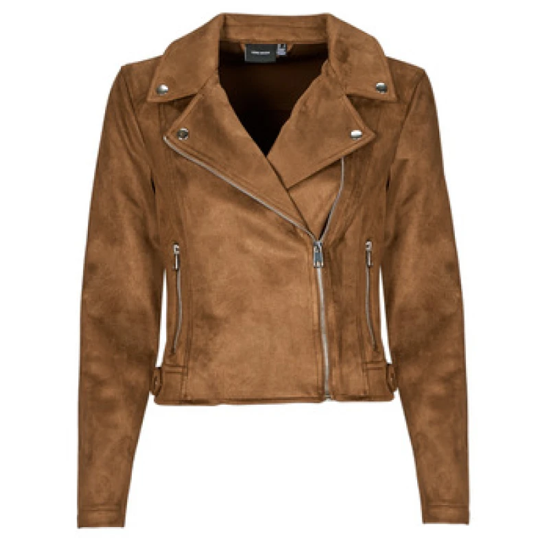 Image of Vero Moda VMJOSE womens Leather jacket in Brown