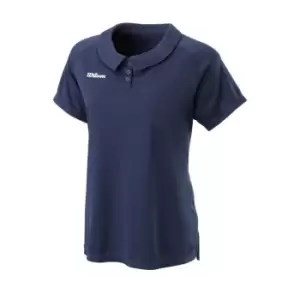 Image of Wilson Team Polo Shirt Womens - Blue