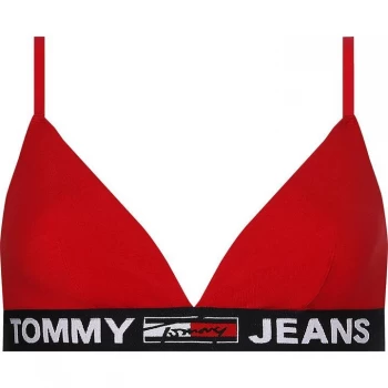 Image of Tommy Bodywear Triangle Bralette Unlined - Primary Red