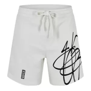 Image of Hugo Debsaroka Graffiti Shorts - Green