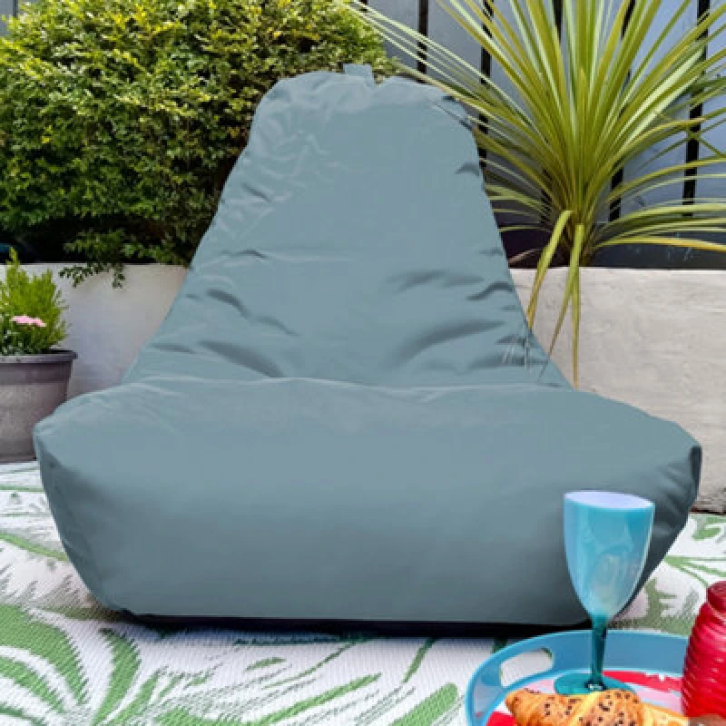 Image of rucomfy Beanbags Rucomfy Indoor Or Outdoor Adults Water Resistant Seafoam Beanbag Chair