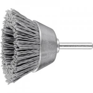 Image of PFERD HORSE Cup brush unzopft 50 x 20 mm wire thickness 0.9mm With shaft o 6mm 43703003 5 pc(s)