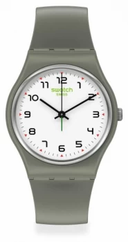 Image of Swatch ISIKHATHI Original Gent Green Plastic Strap Watch