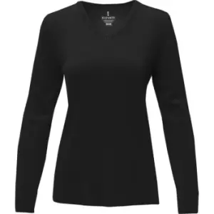 Image of Elevate Womens/Ladies Stanton Pullover (M) (Solid Black)