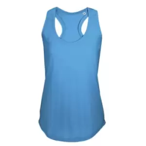 Image of SOLS Womens/Ladies Moka Plain Sleeveless Tank Top (M) (Aqua)