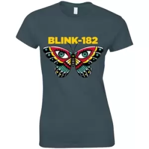 Image of Blink-182 - Butterfly Ladies XX-Large T-Shirt - Blue