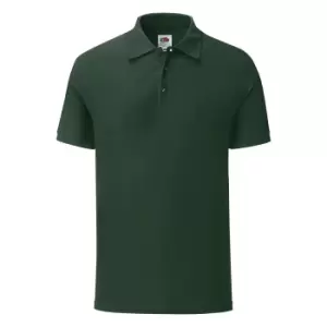 Image of Fruit of the Loom Mens Tailored Polo Shirt (XXL) (Bottle Green)