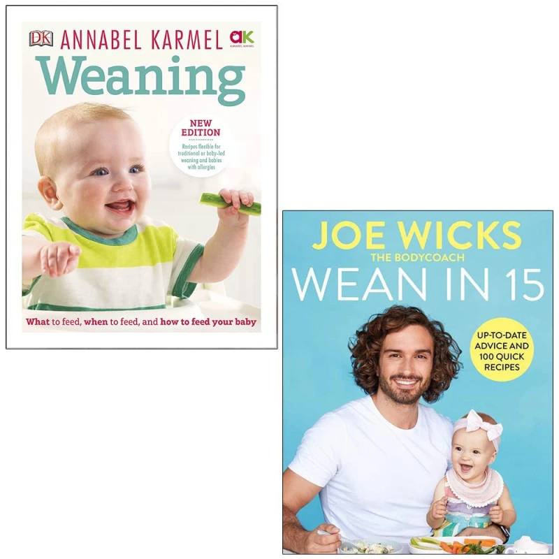 Image of Weaning: What to Feed, When to Feed, and How to Feed and Wean in 15: Up-to-date Advice 2 Books Collection Set Annabel Karmel & Joe Wicks Books