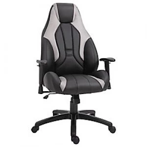 Image of Vinsetto Office Chair White PU Leather, Sponge, PP, Nylon 921-287WT