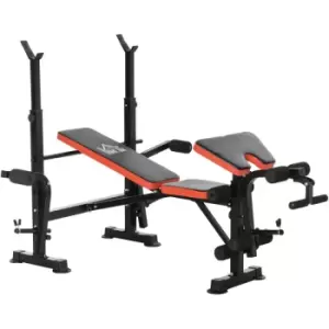 Image of Homcom - Multi-Function Adjustable Weight Training Bench Gym Fitness Lifting