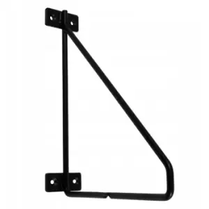 Image of Shelf Support Wall Mounted Brace 21x17cm Black Colour - Pack of 1
