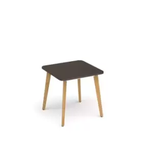 Image of Social Spaces Saxon Rectangular Worktable with 4 Oak Legs 1800mm x 800mm - White