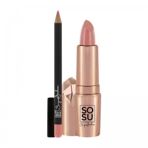 Image of SOSU by SJ So Kiss Me Lipstick & Liner Set