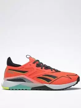Image of Reebok Nano X2 Tr Adventure Shoes, Orange/Black, Size 4, Women