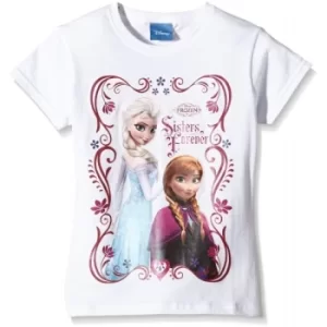 Image of Disney Frozen Sisters Forever T-Shirt 5-6 Years