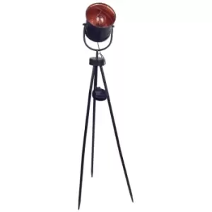 Image of Solar LED Garden Studio Lamp Leipzig Luxform Black