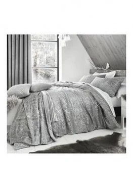 Image of By Caprice Caprice Vivian Sparkle Faux Fur Duvet Set - Sb