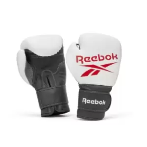 Image of Reebok Boxing Gloves - Red/White - 12oz