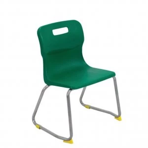 Image of TC Office Titan Skid Base Chair Size 3, Green