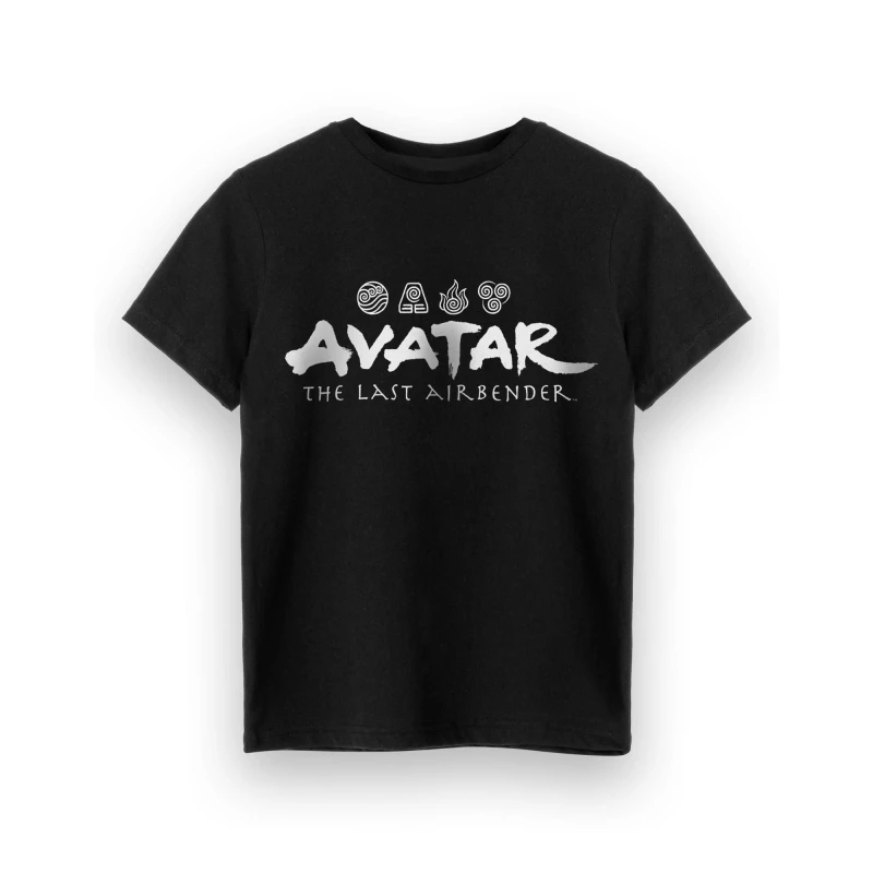 Image of Avatar: The Last Airbender Short Sleeved T-Shirt Black male