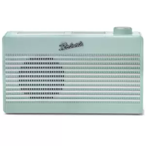 Image of Roberts RAMBLERBTMDE Rambler Mini Dab Rechargeable Radio in Duck Egg