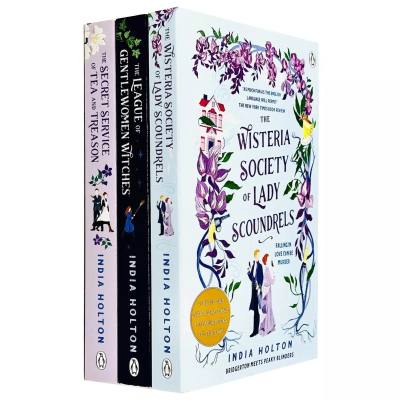 Image of India Holton 3 Book Set The Wisteria Society Of Lady Scoundrels The League Of Gentlewomen Witches India Holton Books