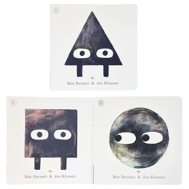 Image of Shape Trilogy Collection Triangle Square Circle 3 Book Collection For Children Picture Books Mac Barnett Books