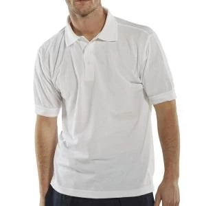 Image of Click Workwear Polo Shirt 200gsm S White Ref CLPKSWS Up to 3 Day