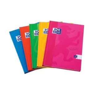 Image of Oxford Soft Touch Casebound A5 Assorted Colours Ref 400090108 [Pack 5]