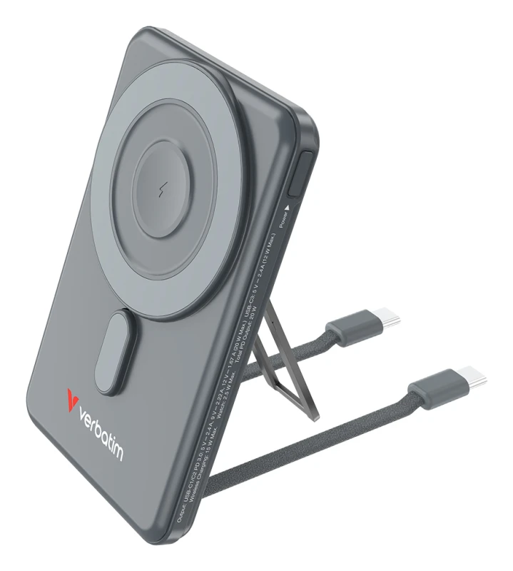 Image of Verbatim Charge'n'Go 2C Power Bank 5000 mAh Grey