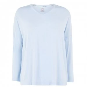 Image of Calvin Klein Modal V Neck T Shirt - White GR4