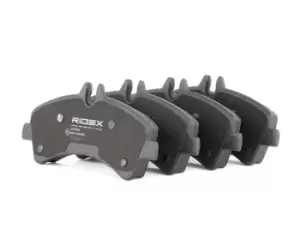 Image of RIDEX Brake pad set 402B0552 Brake pads,Brake pad set, disc brake VW,MERCEDES-BENZ,CRAFTER 30-50 Kasten (2E_),CRAFTER 30-35 Bus (2E_)