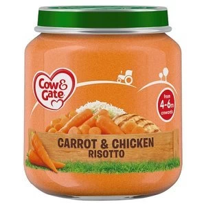 Image of Cow and Gate Carrot and Chicken Risotto Jar 4-6 Months 125g