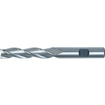 Image of 16.00MM HSS-Co 8% 3 Flute Weldon Shank Long Series Slot Drills - Uncoa - Swisstech