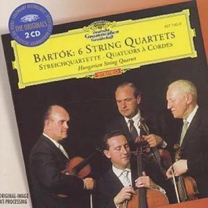 Image of Bartok The 6 String Quartets by Bela Bartok CD Album