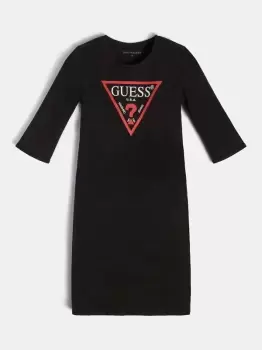 Image of Guess Kids Triangle Logo Dress