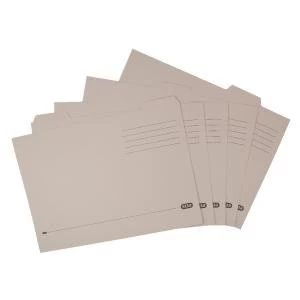 Image of Elba Tabbed Folder Economy 170gsm Foolscap Buff Pack of 100 100090124