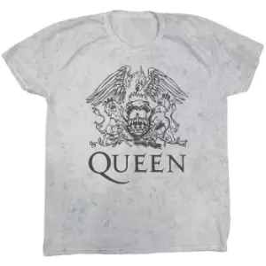 Image of Queen - Crest Unisex XX-Large T-Shirt - White