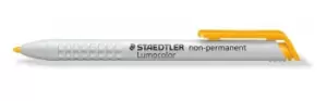 Image of Staedtler Lumocolor 768 permanent marker Bullet tip Yellow