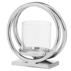 Image of Ohlson Silver Twin loop Candle Holder