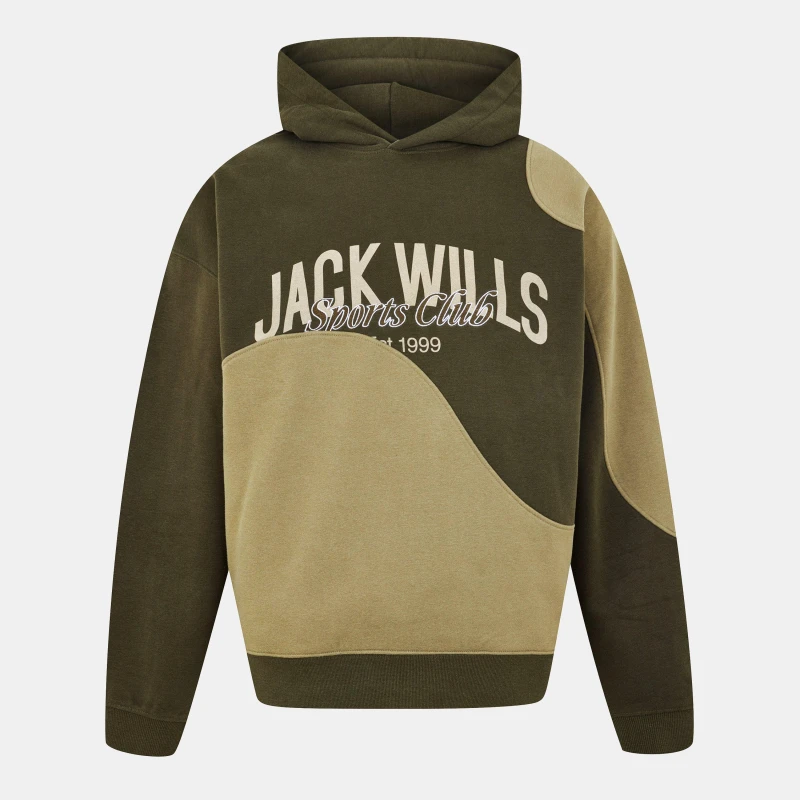 Image of Jack Wills Abstract Hoodie - Green Green XS